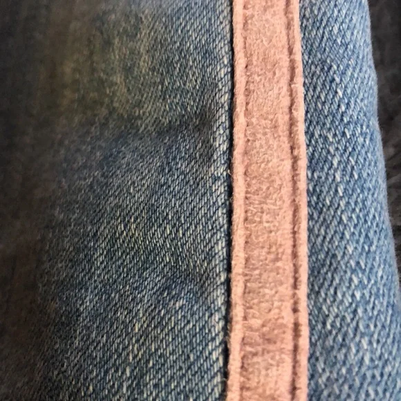 7 For All Mankind High Waist Ankle Gwenevere Striped Super Stretch Jeans - Picture 11 of 11